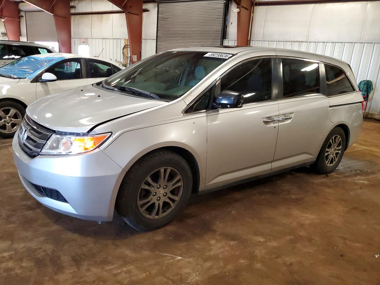 2012 Honda Odyssey Exl Silver vin: 5FNRL5H6XCB110774