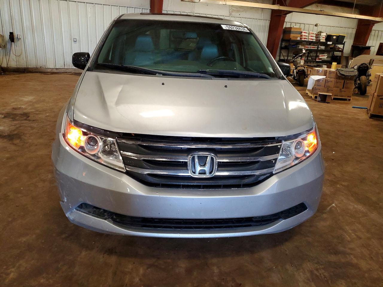 2012 Honda Odyssey Exl Silver vin: 5FNRL5H6XCB110774
