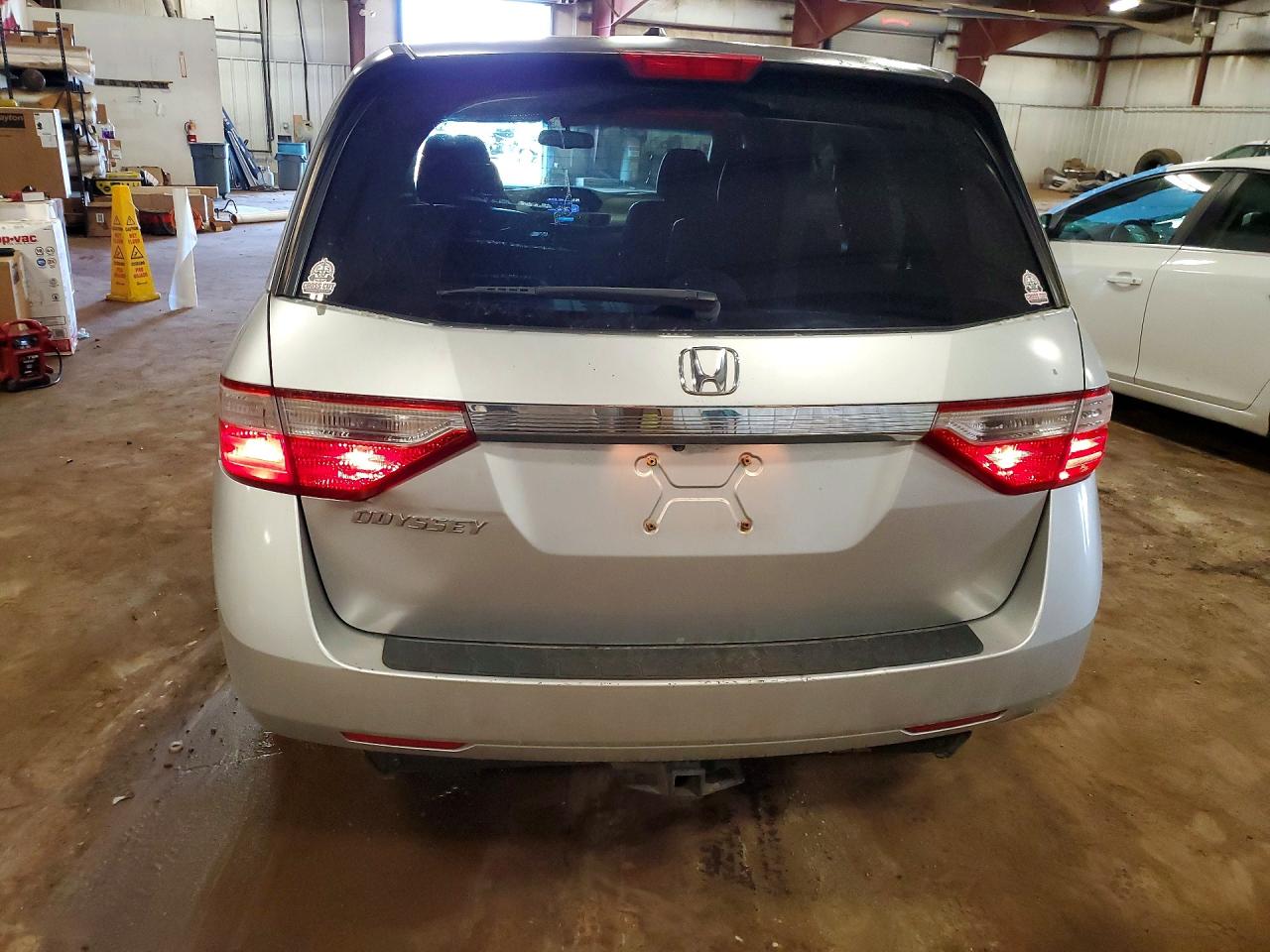 2012 Honda Odyssey Exl Silver vin: 5FNRL5H6XCB110774