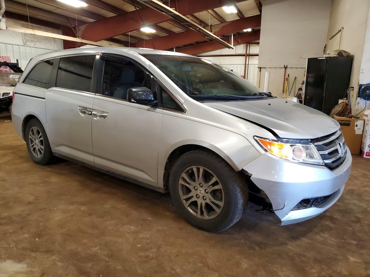 2012 Honda Odyssey Exl Silver vin: 5FNRL5H6XCB110774