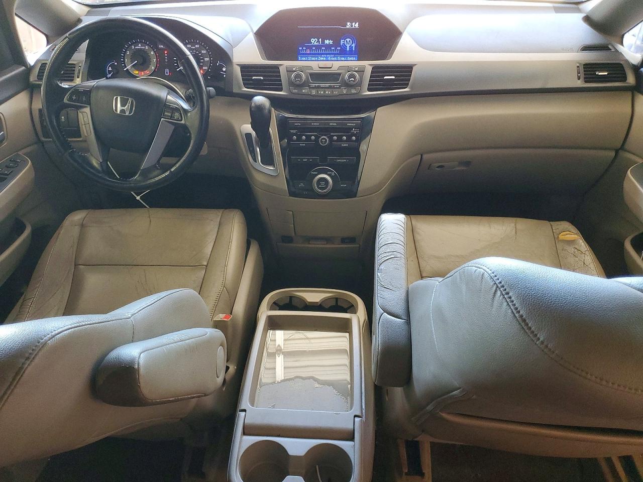 2012 Honda Odyssey Exl Burgundy vin: 5FNRL5H6XCB122410