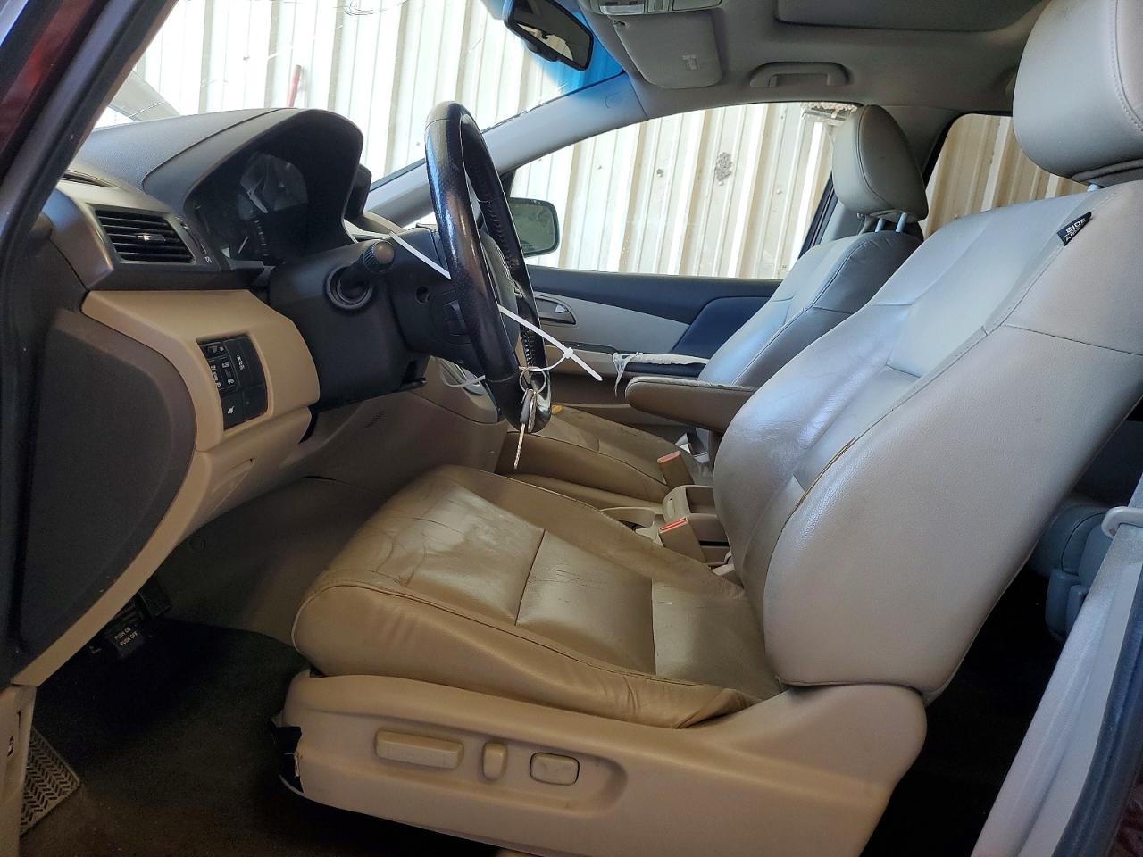 2012 Honda Odyssey Exl Burgundy vin: 5FNRL5H6XCB122410