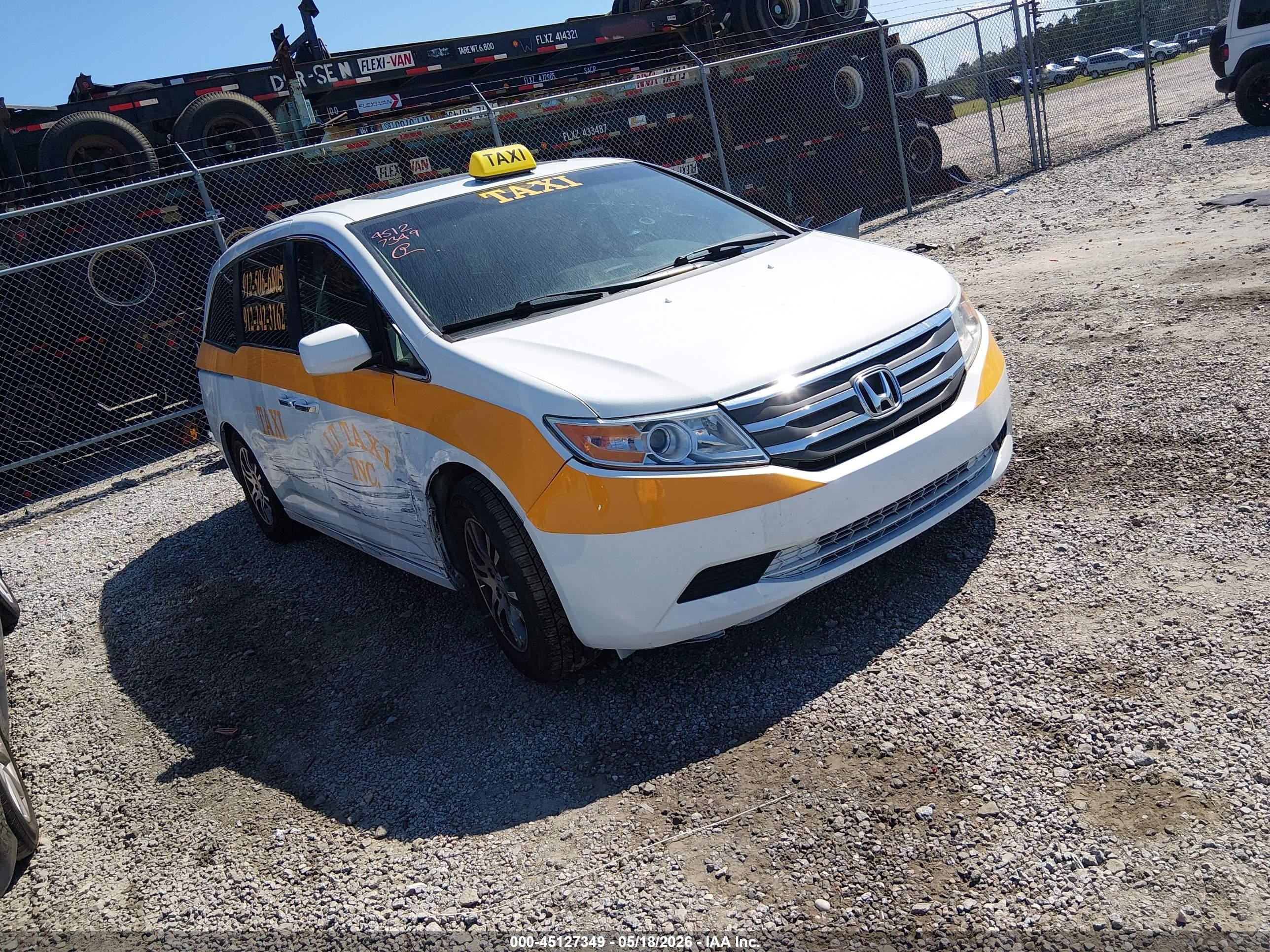 2012 Honda Odyssey Ex-l White vin: 5FNRL5H6XCB126294