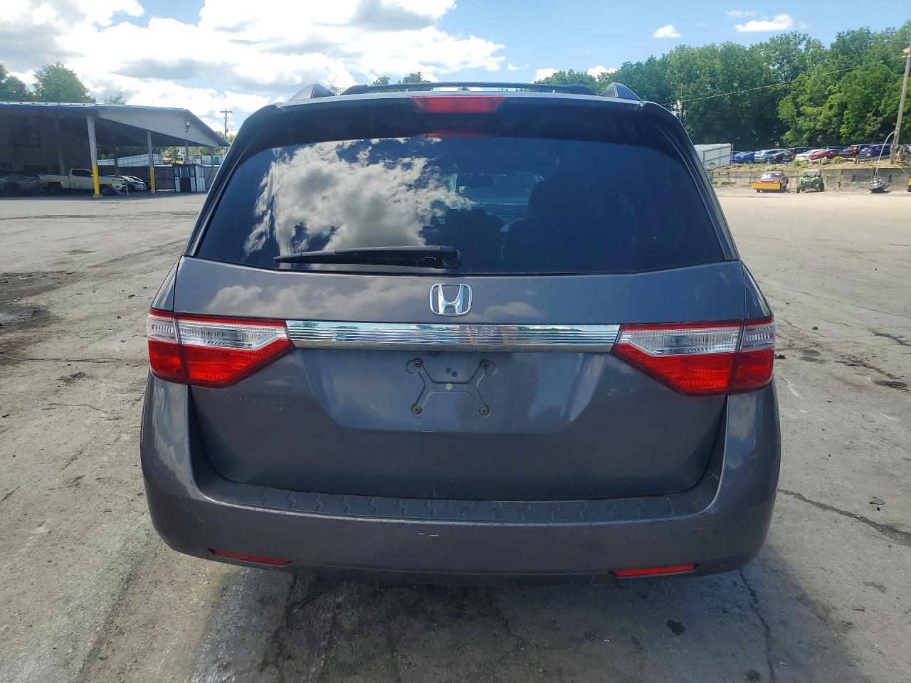 2012 Honda Odyssey Exl Gray vin: 5FNRL5H6XCB146822