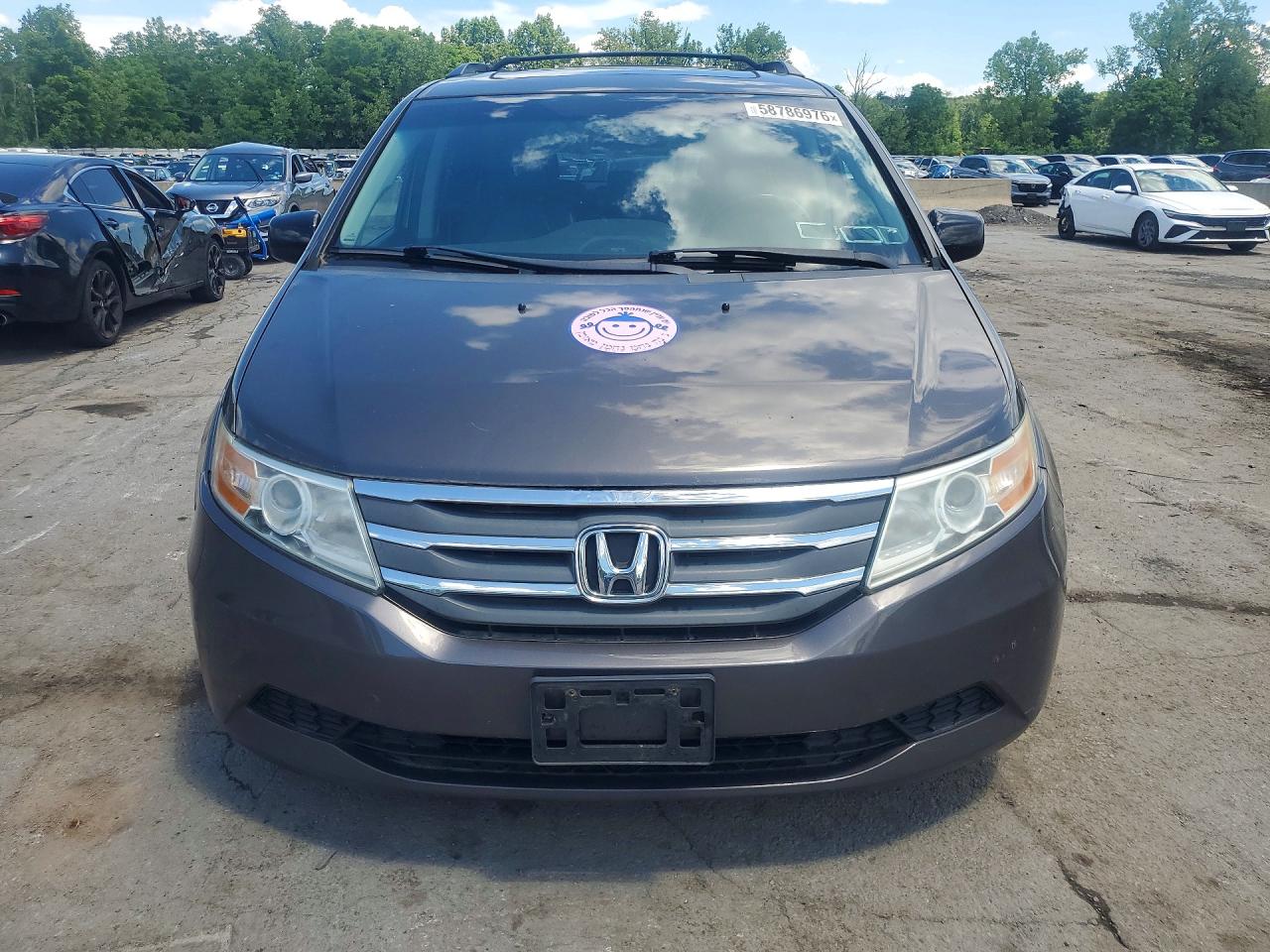 2012 Honda Odyssey Exl Gray vin: 5FNRL5H6XCB146822