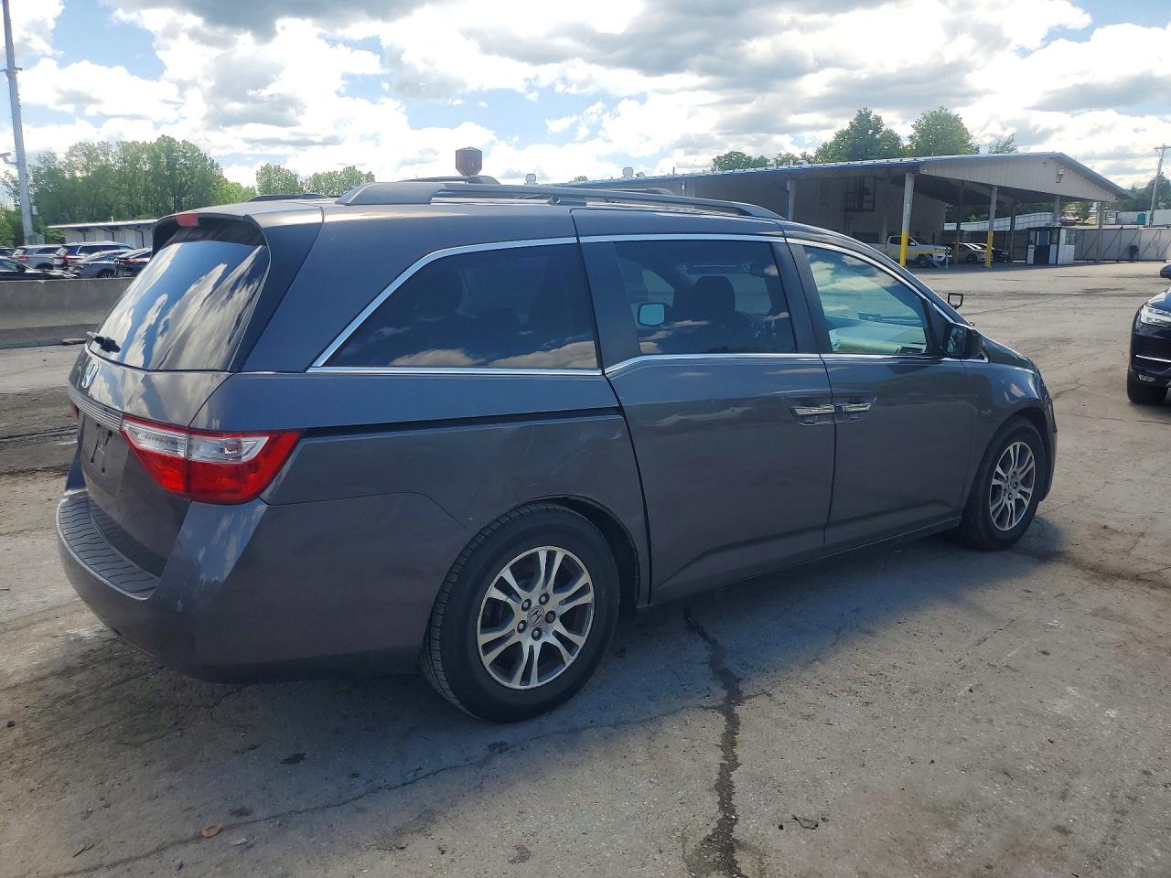 2012 Honda Odyssey Exl Gray vin: 5FNRL5H6XCB146822