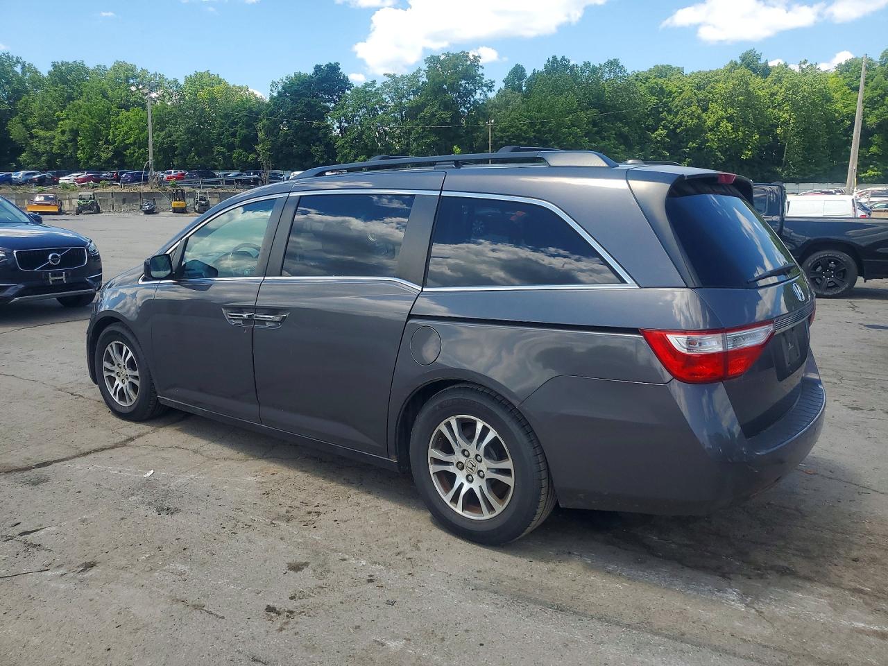 2012 Honda Odyssey Exl Gray vin: 5FNRL5H6XCB146822
