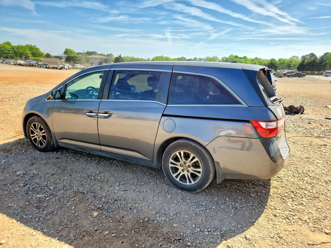 2012 Honda Odyssey Exl Gray vin: 5FNRL5H6XCB147307