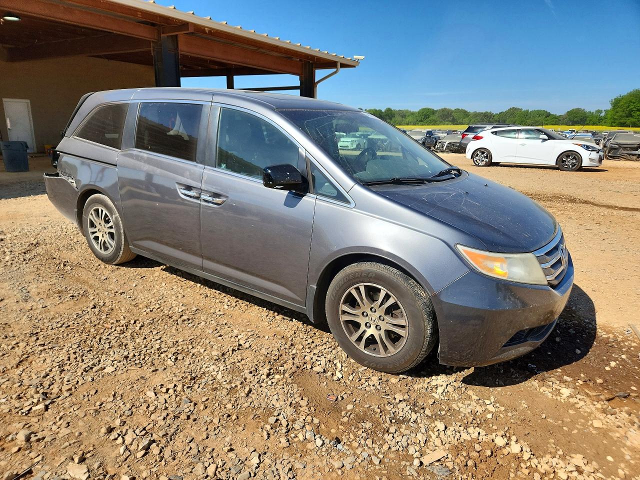 2012 Honda Odyssey Exl Gray vin: 5FNRL5H6XCB147307