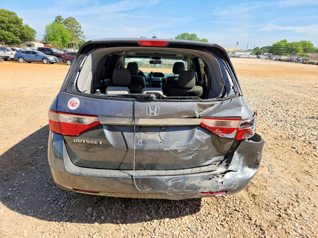 2012 Honda Odyssey Exl Gray vin: 5FNRL5H6XCB147307