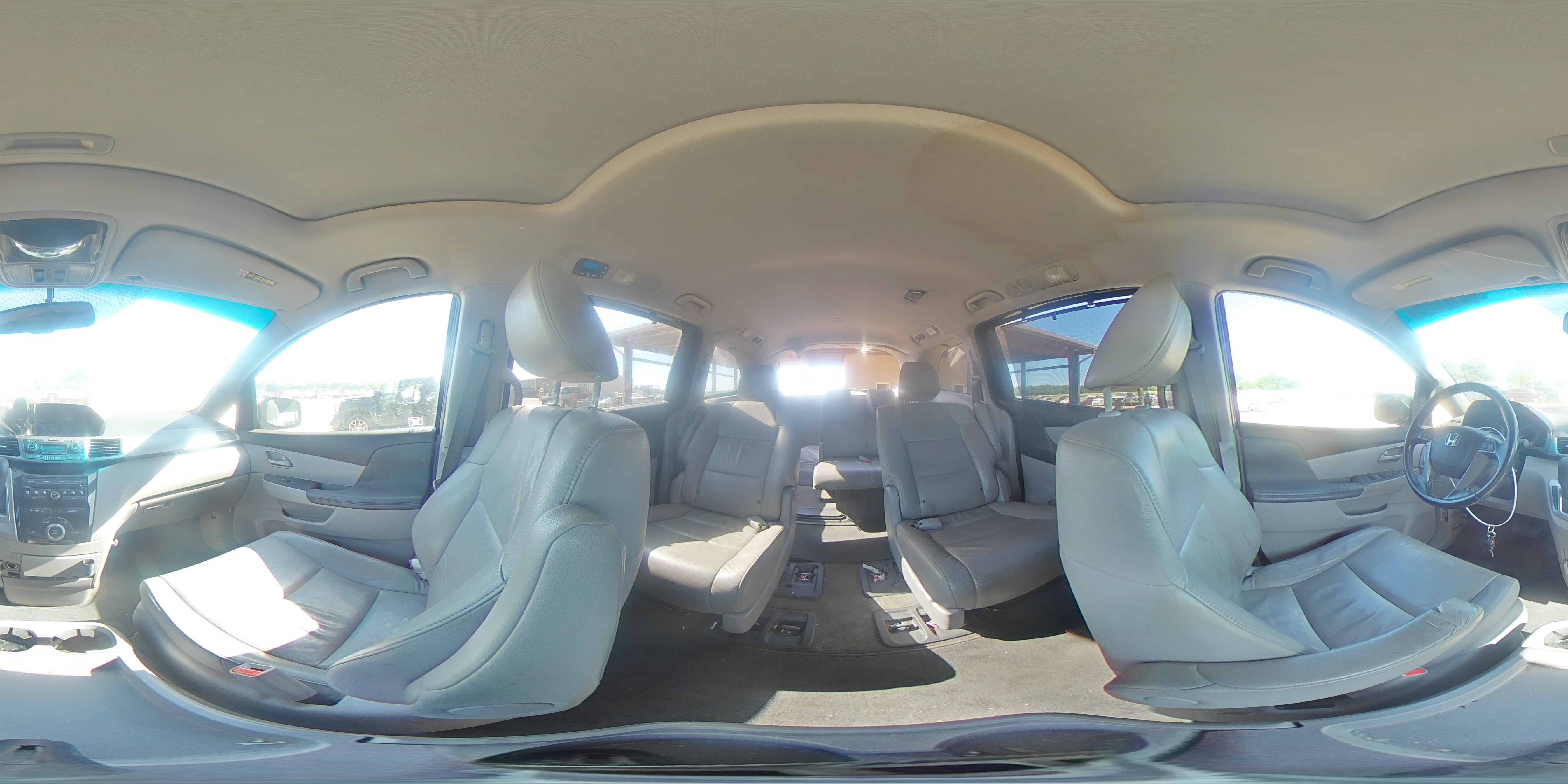 2012 Honda Odyssey Exl Gray vin: 5FNRL5H6XCB147307