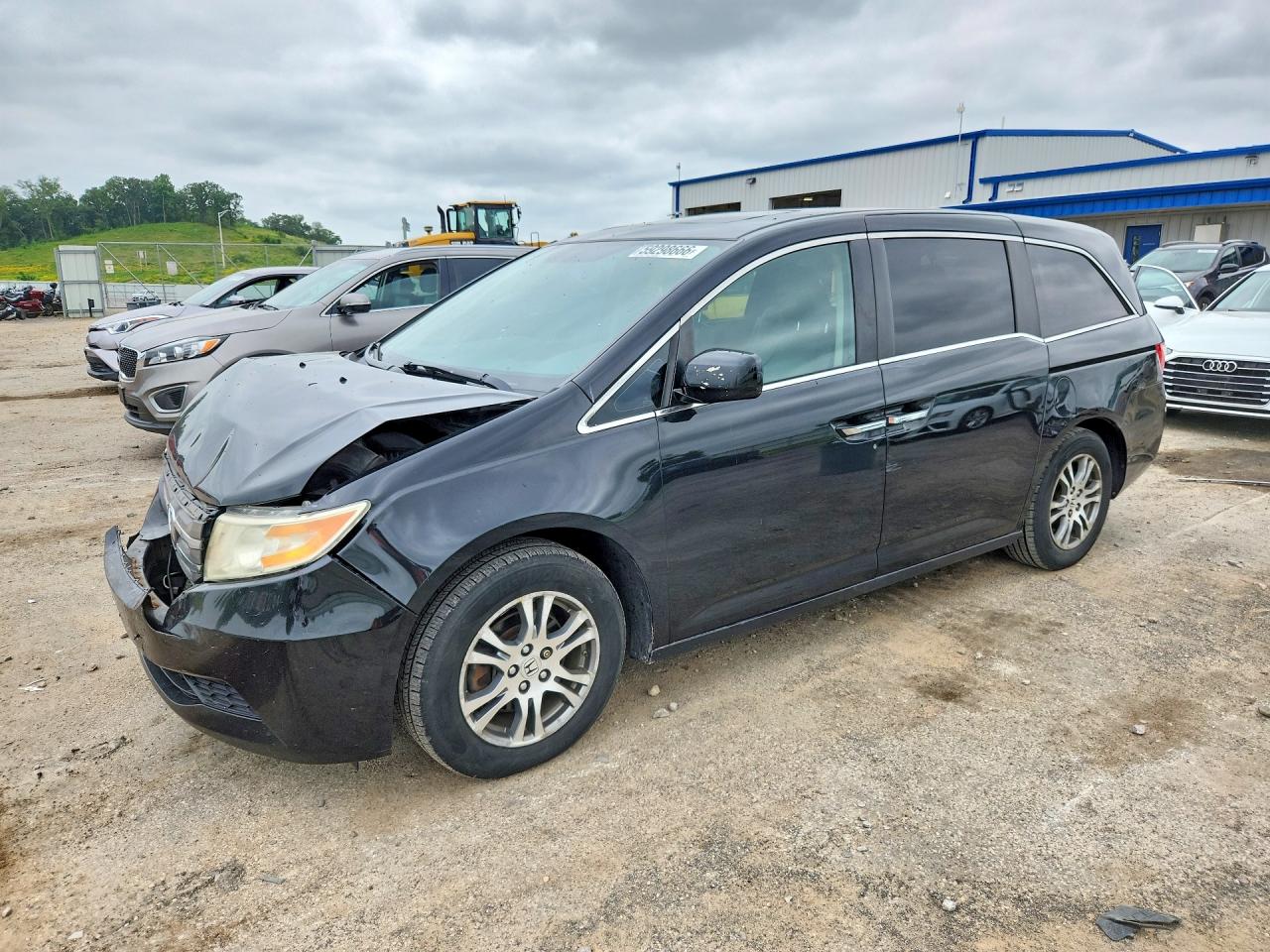 2013 Honda Odyssey Exl Black vin: 5FNRL5H6XDB005265