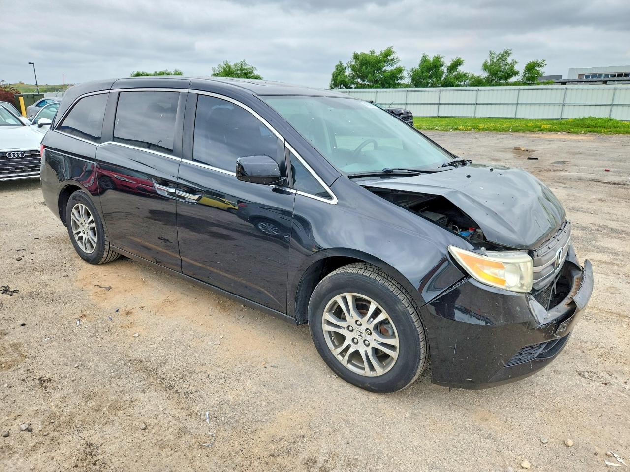 2013 Honda Odyssey Exl Black vin: 5FNRL5H6XDB005265