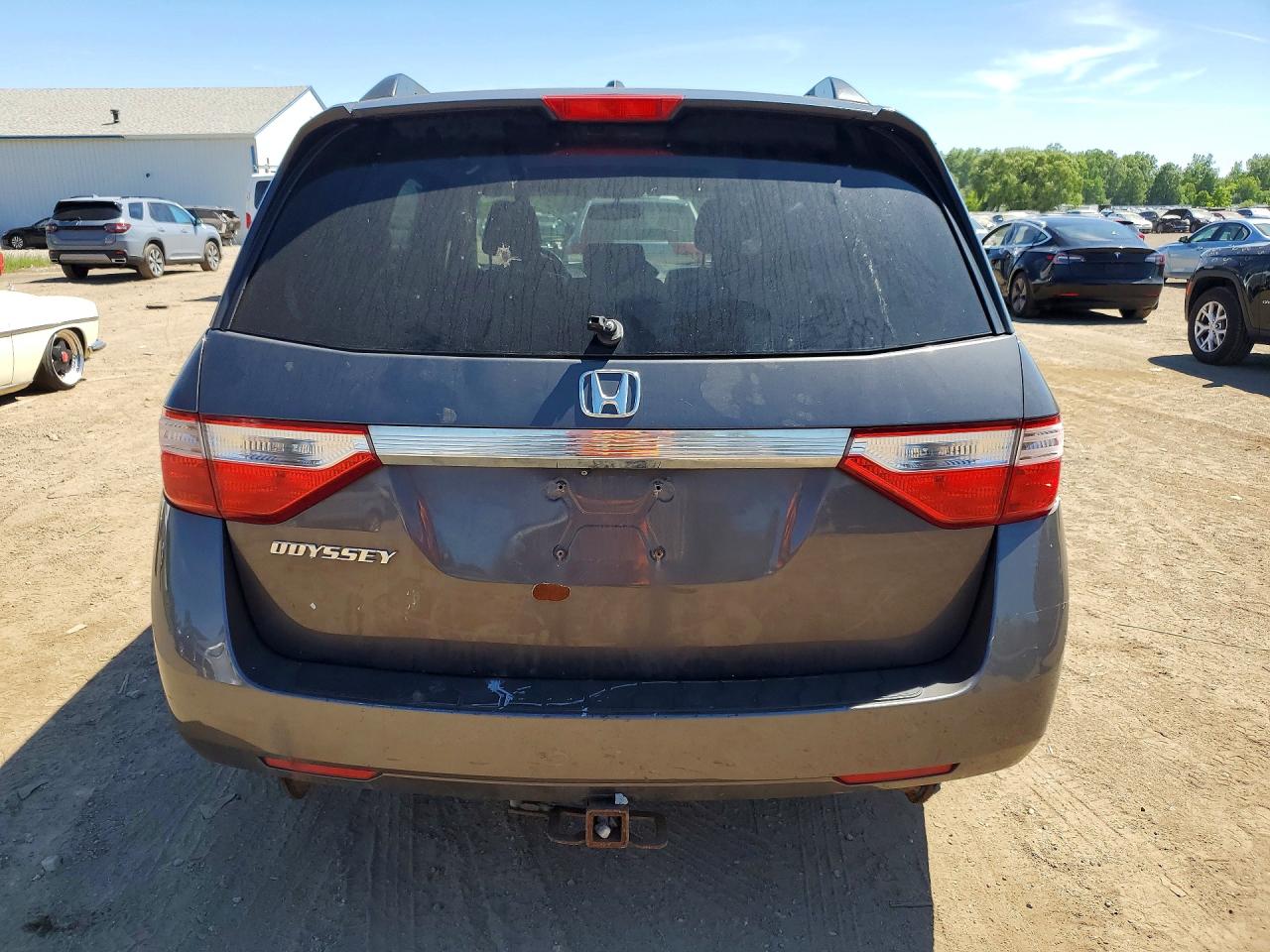 2013 Honda Odyssey Exl Gray vin: 5FNRL5H6XDB010496