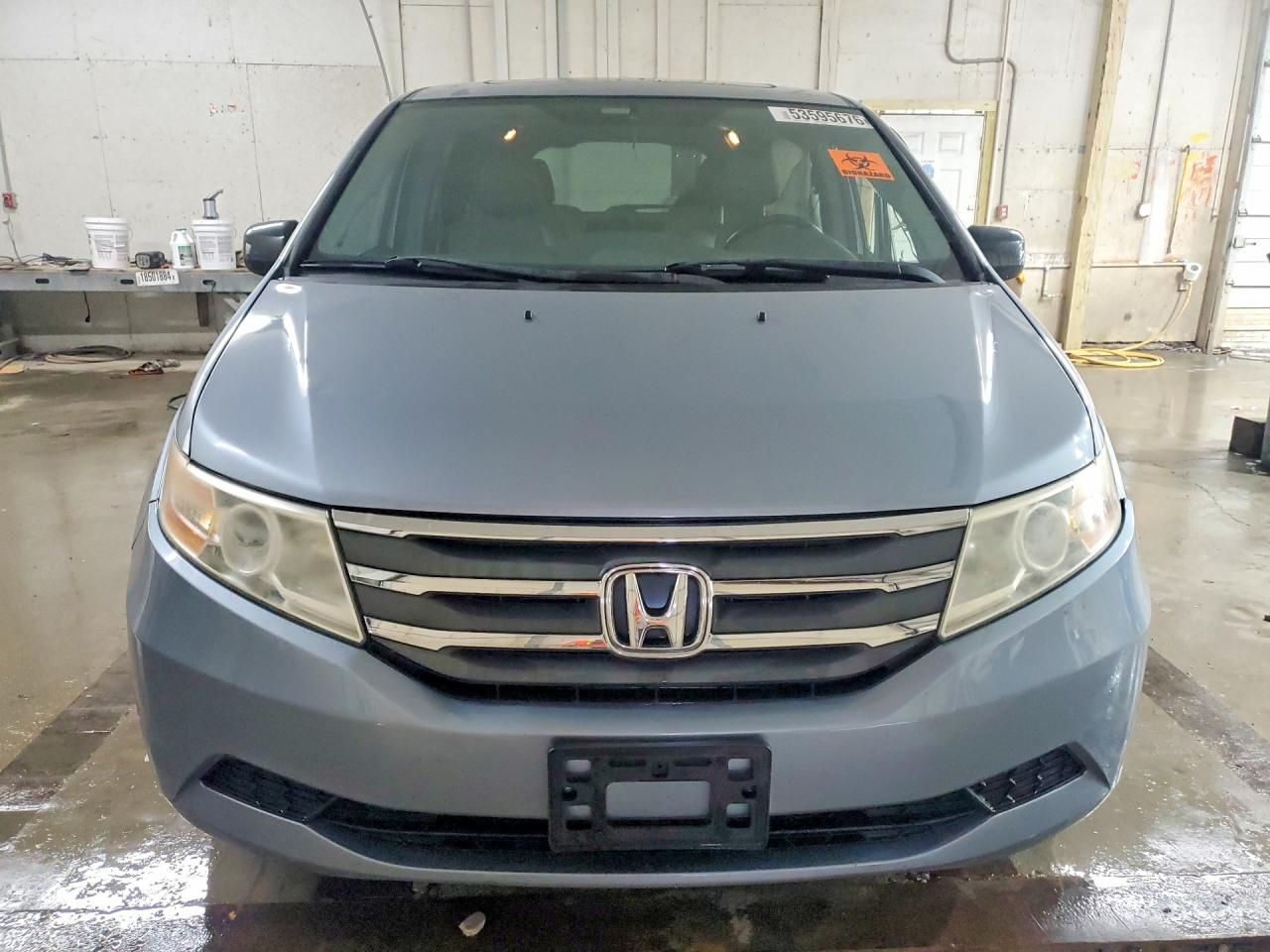 2013 Honda Odyssey Exl Blue vin: 5FNRL5H6XDB014838
