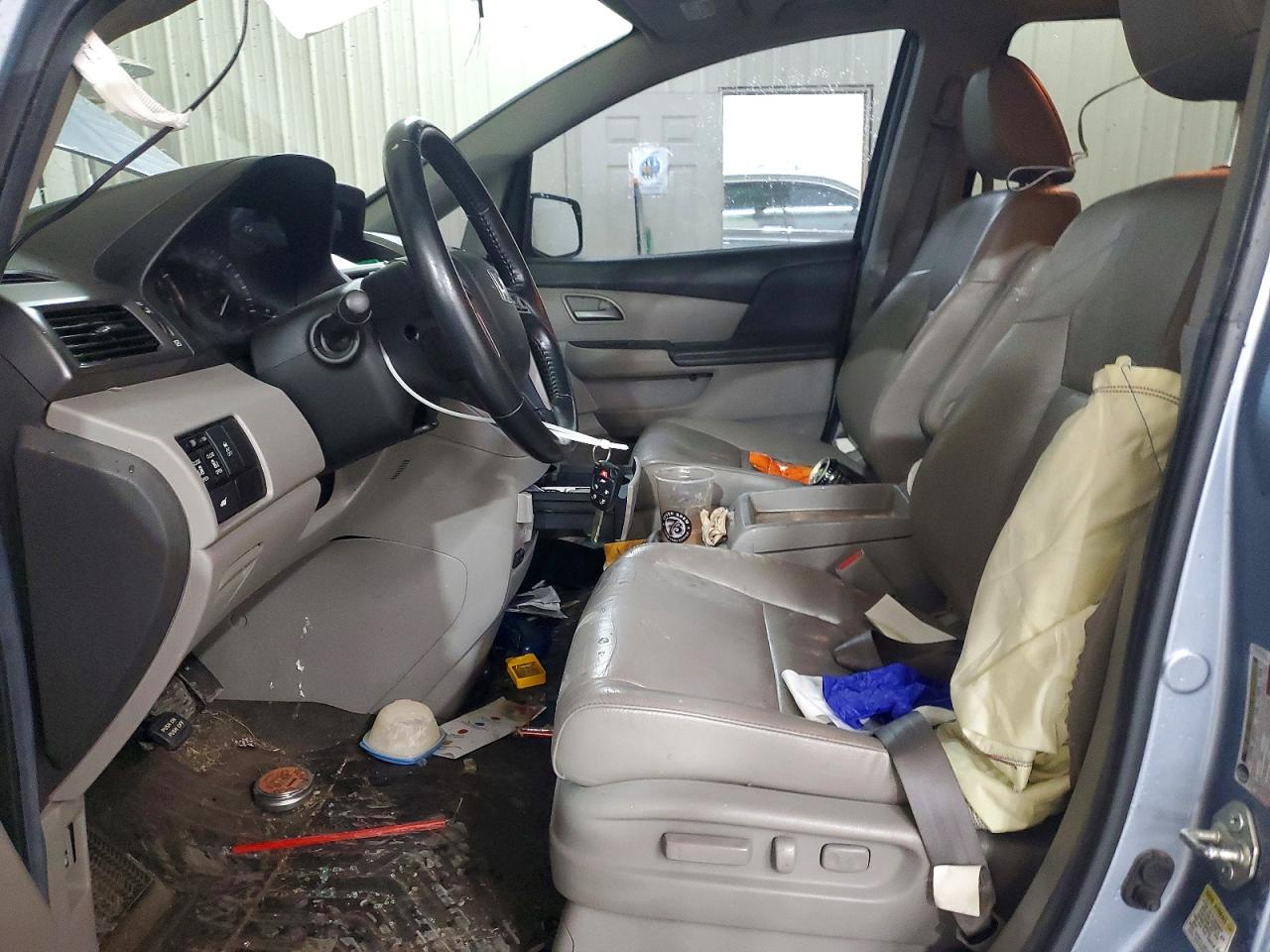 2013 Honda Odyssey Exl Blue vin: 5FNRL5H6XDB014838