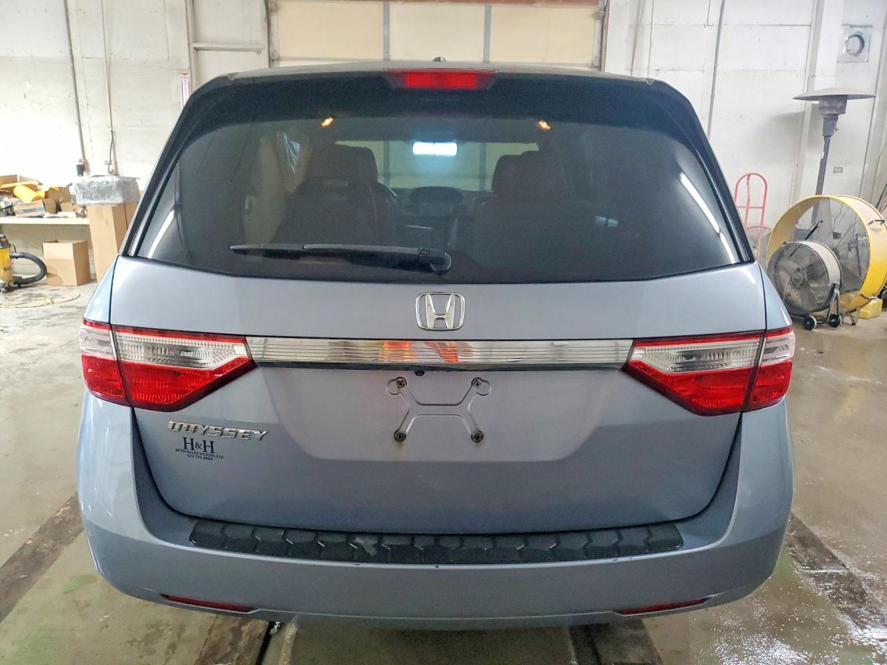 2013 Honda Odyssey Exl Blue vin: 5FNRL5H6XDB014838