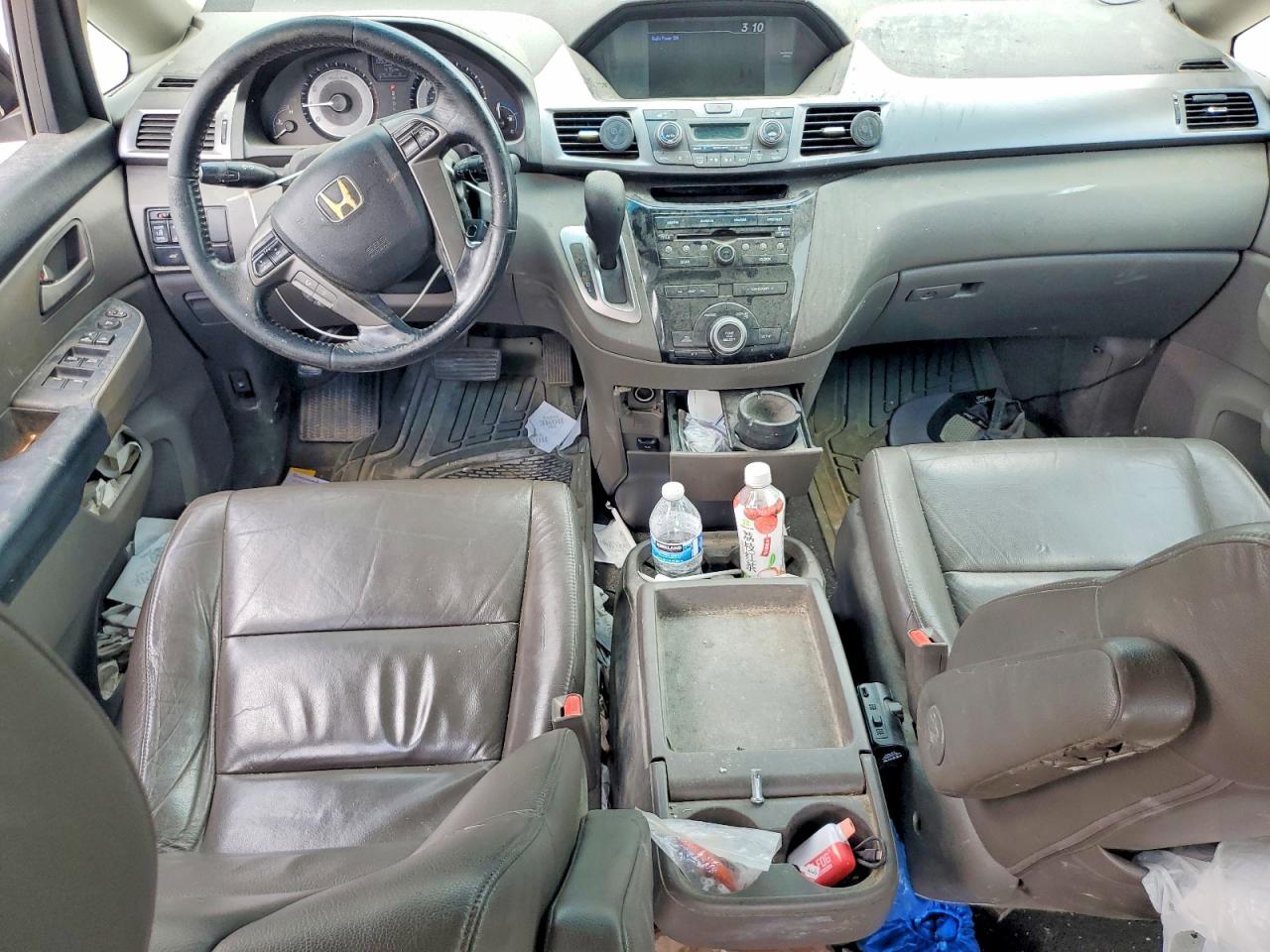 2013 Honda Odyssey Exl Brown vin: 5FNRL5H6XDB015780