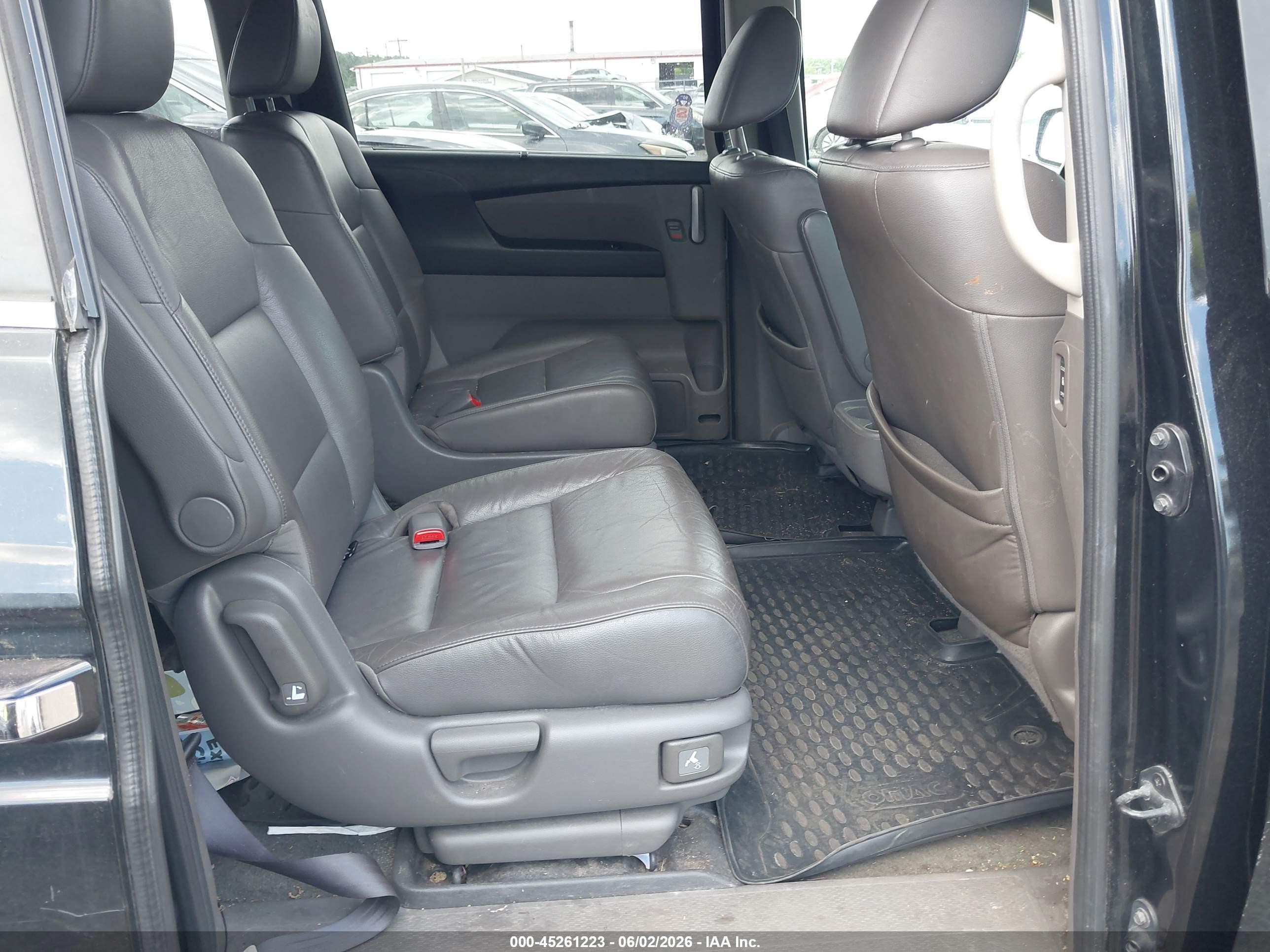 2013 Honda Odyssey Ex-l Black vin: 5FNRL5H6XDB016461