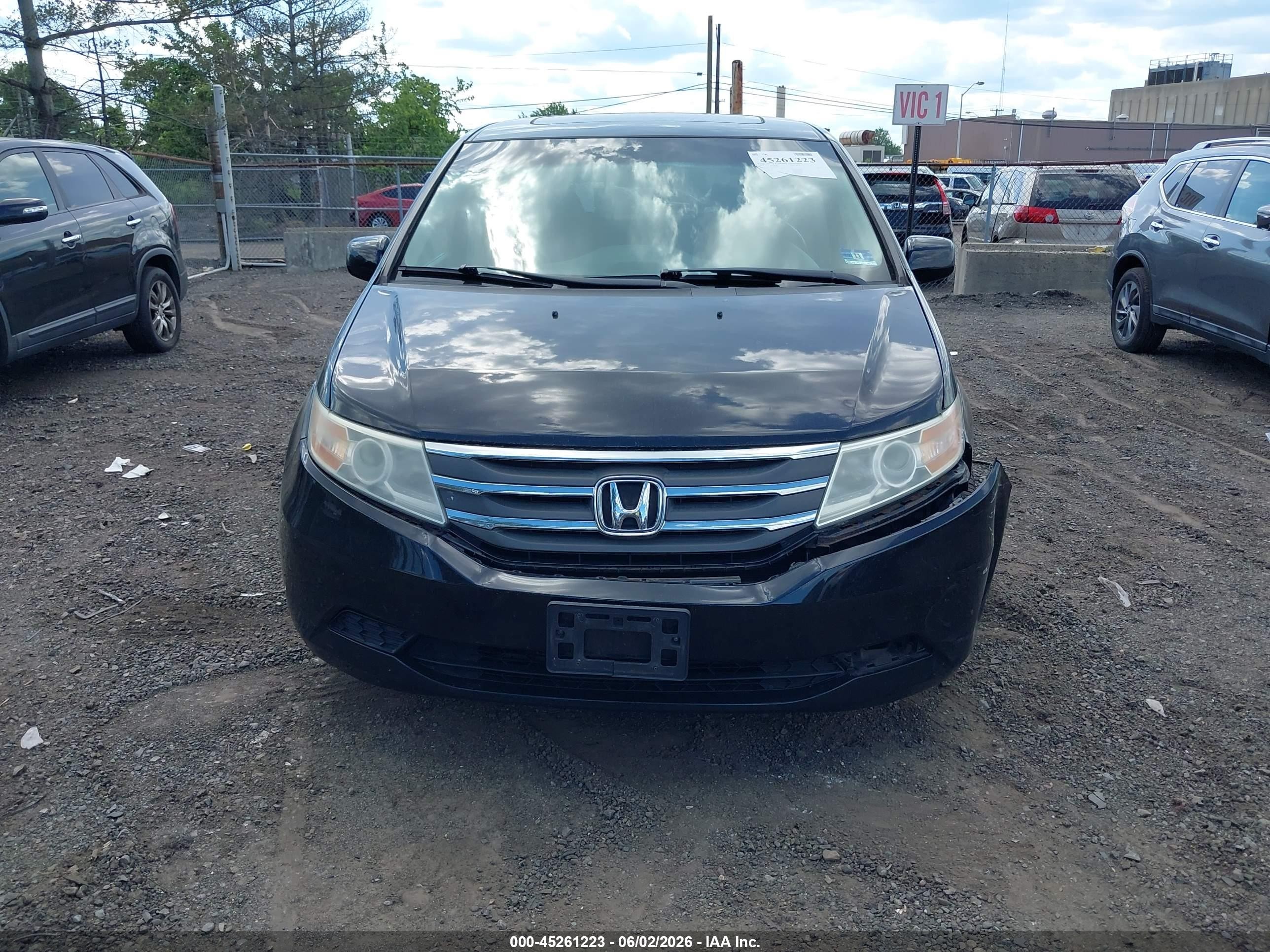 2013 Honda Odyssey Ex-l Black vin: 5FNRL5H6XDB016461
