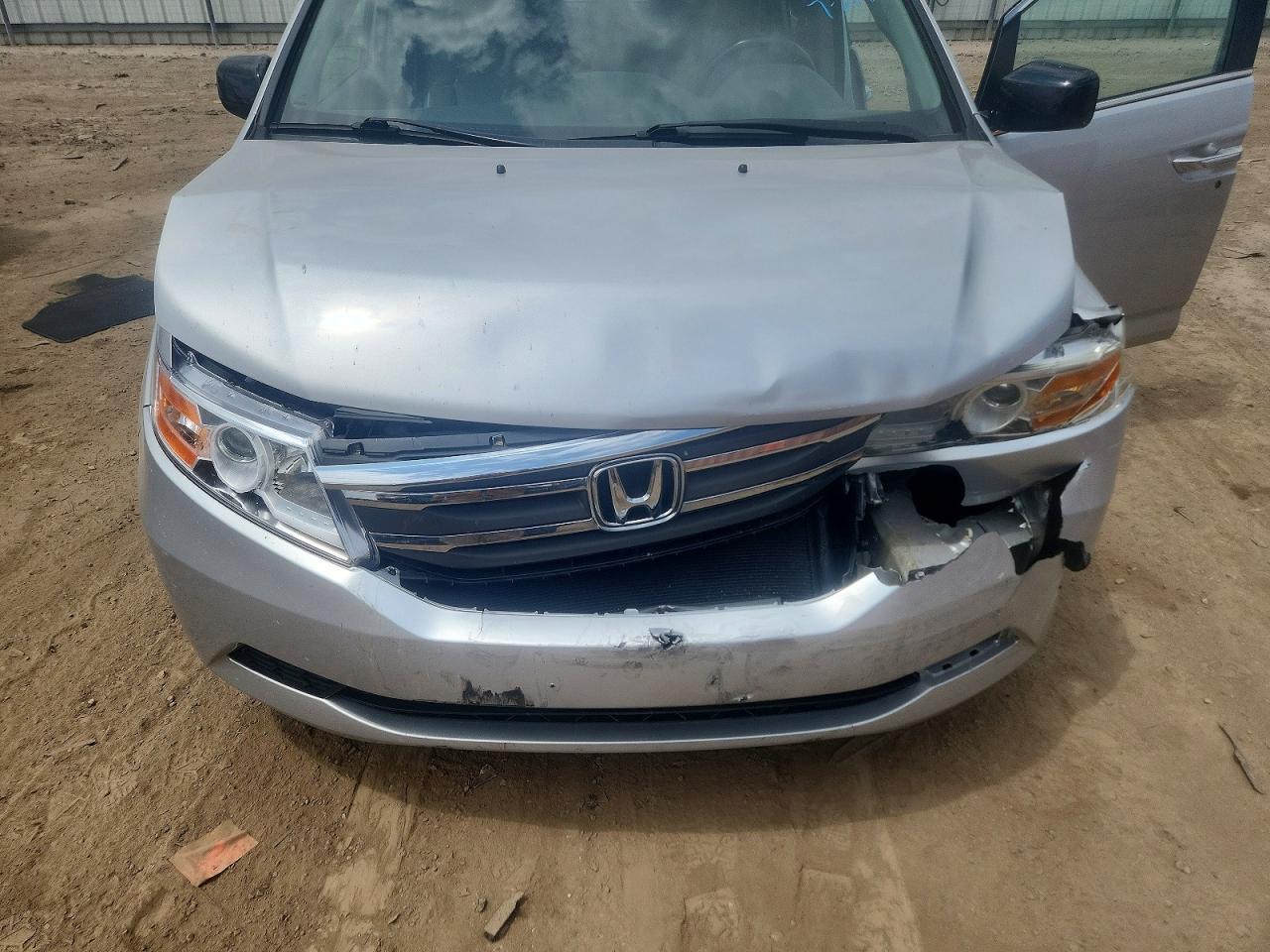 2013 Honda Odyssey Exl Silver vin: 5FNRL5H6XDB022048