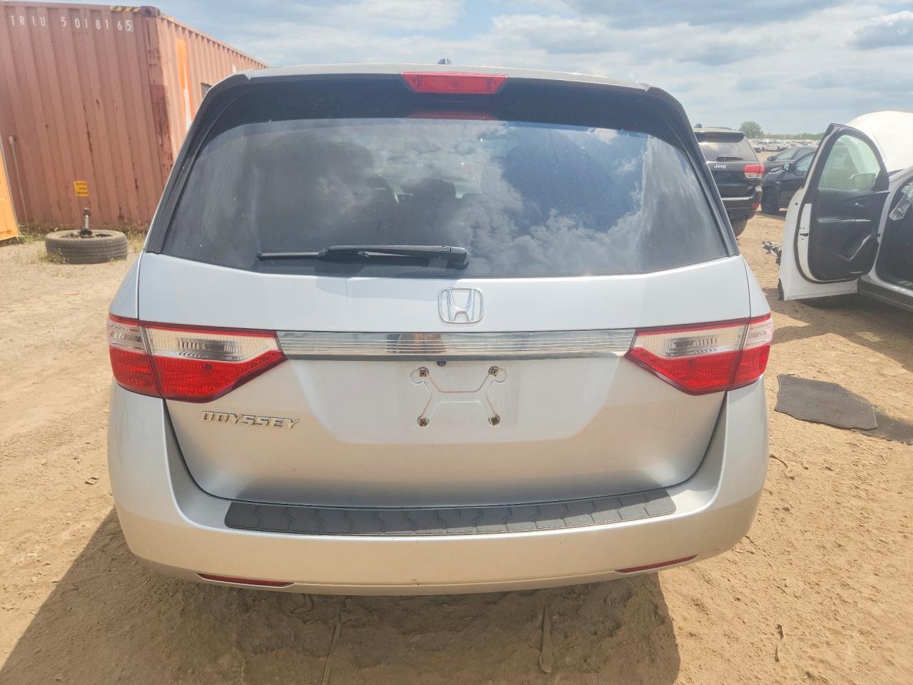 2013 Honda Odyssey Exl Silver vin: 5FNRL5H6XDB022048
