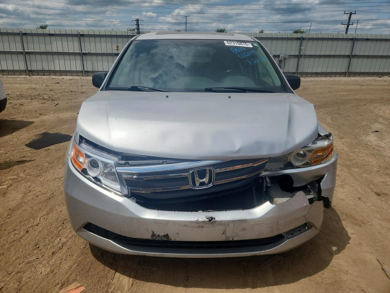 2013 Honda Odyssey Exl Silver vin: 5FNRL5H6XDB022048