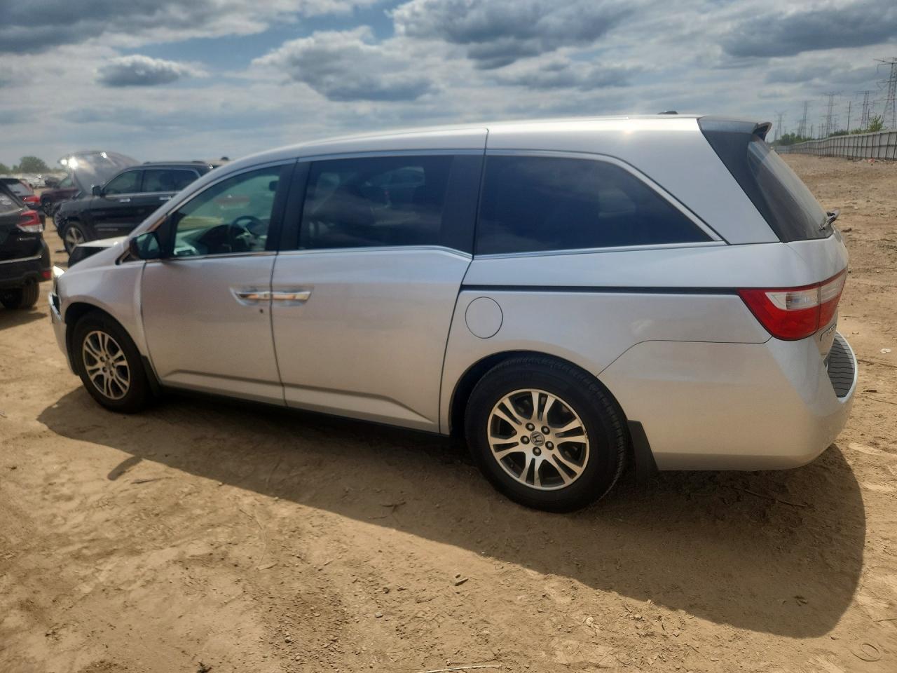 2013 Honda Odyssey Exl Silver vin: 5FNRL5H6XDB022048