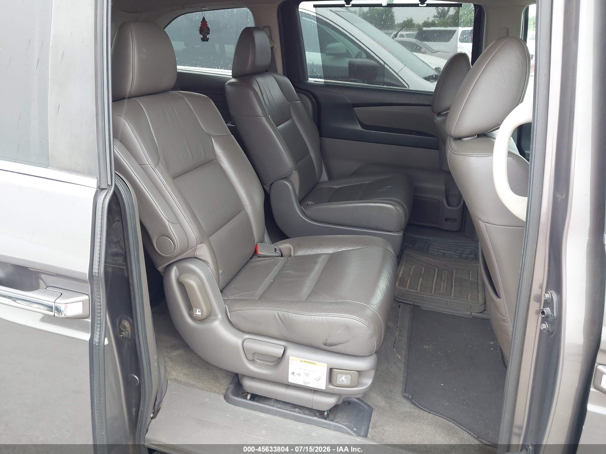 2013 Honda Odyssey Ex-l Gray vin: 5FNRL5H6XDB024544