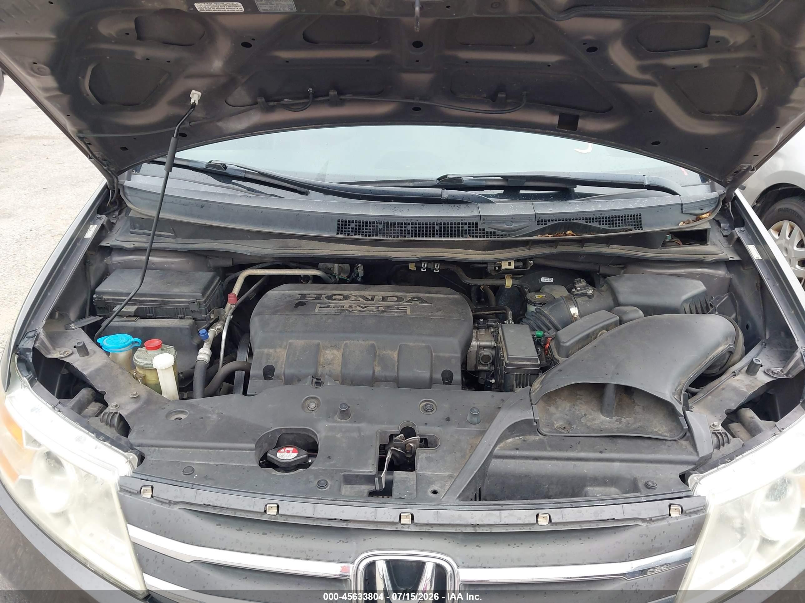2013 Honda Odyssey Ex-l Gray vin: 5FNRL5H6XDB024544