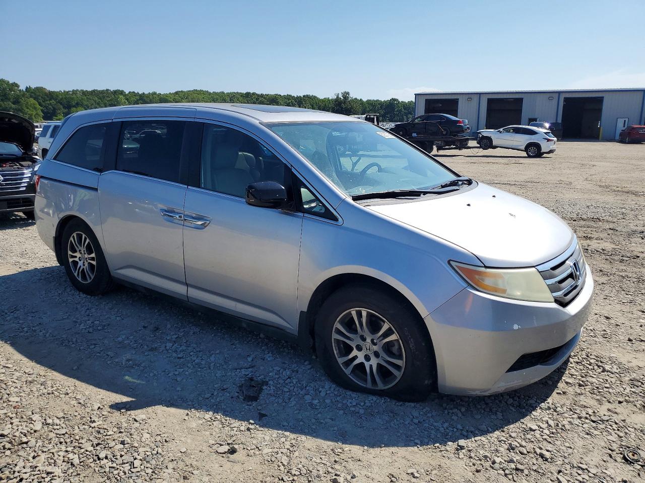 2013 Honda Odyssey Exl Silver vin: 5FNRL5H6XDB031848