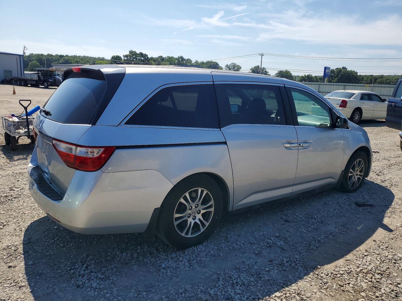 2013 Honda Odyssey Exl Silver vin: 5FNRL5H6XDB031848