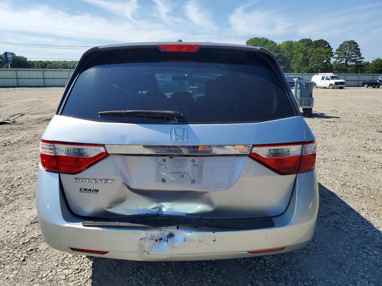 2013 Honda Odyssey Exl Silver vin: 5FNRL5H6XDB031848
