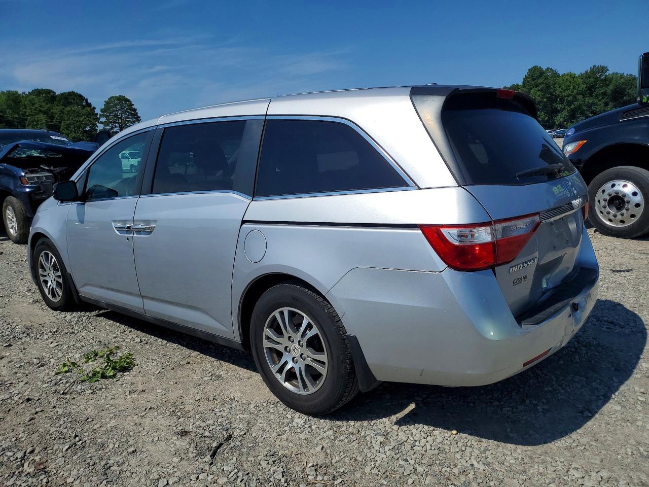 2013 Honda Odyssey Exl Silver vin: 5FNRL5H6XDB031848