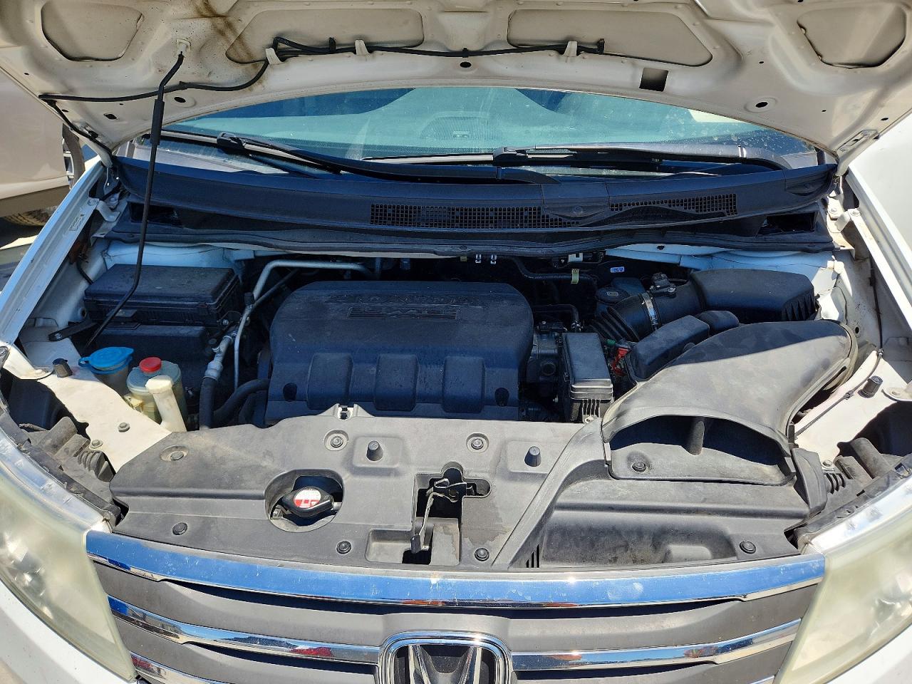 2013 Honda Odyssey Exl White vin: 5FNRL5H6XDB043000
