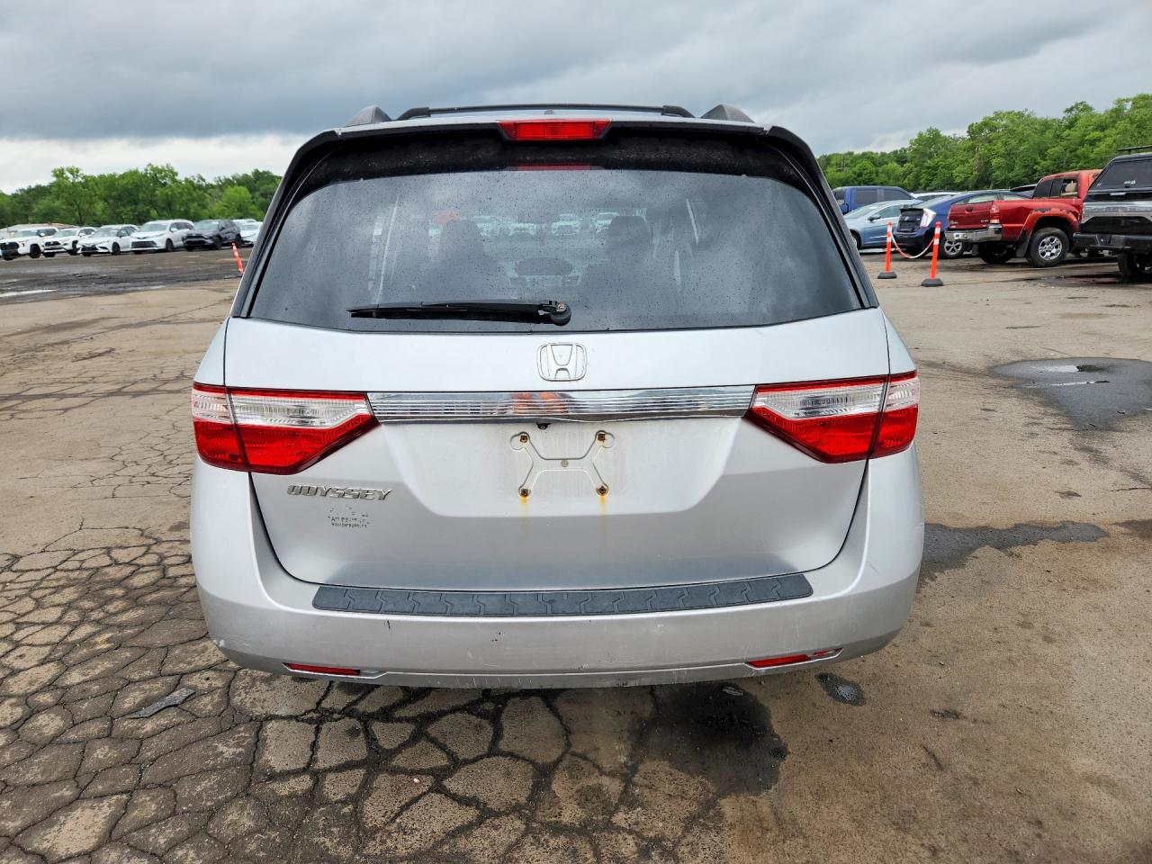 2013 Honda Odyssey Exl Silver vin: 5FNRL5H6XDB046723