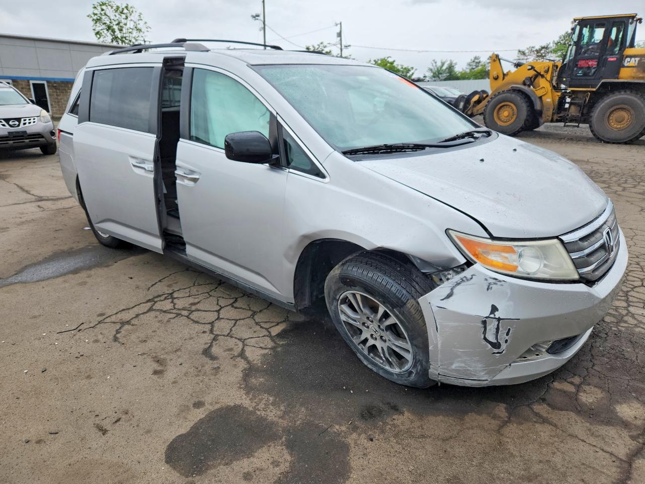 2013 Honda Odyssey Exl Silver vin: 5FNRL5H6XDB046723