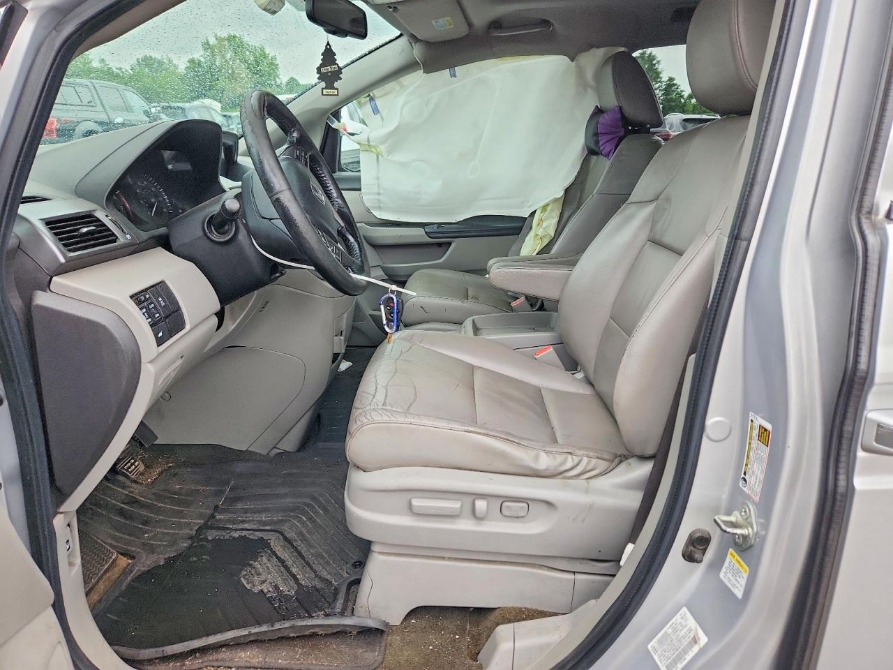 2013 Honda Odyssey Exl Silver vin: 5FNRL5H6XDB046723