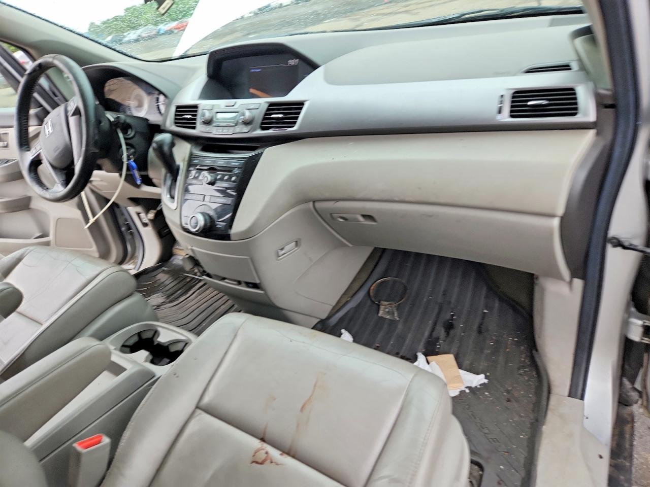 2013 Honda Odyssey Exl Silver vin: 5FNRL5H6XDB046723