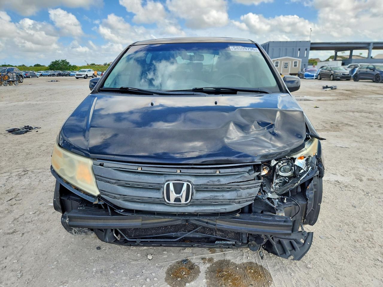 2013 Honda Odyssey Exl Black vin: 5FNRL5H6XDB052361