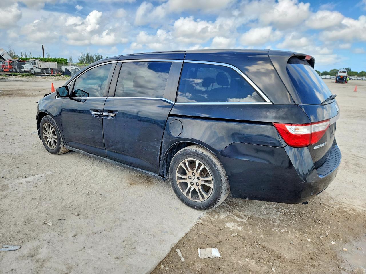 2013 Honda Odyssey Exl Black vin: 5FNRL5H6XDB052361