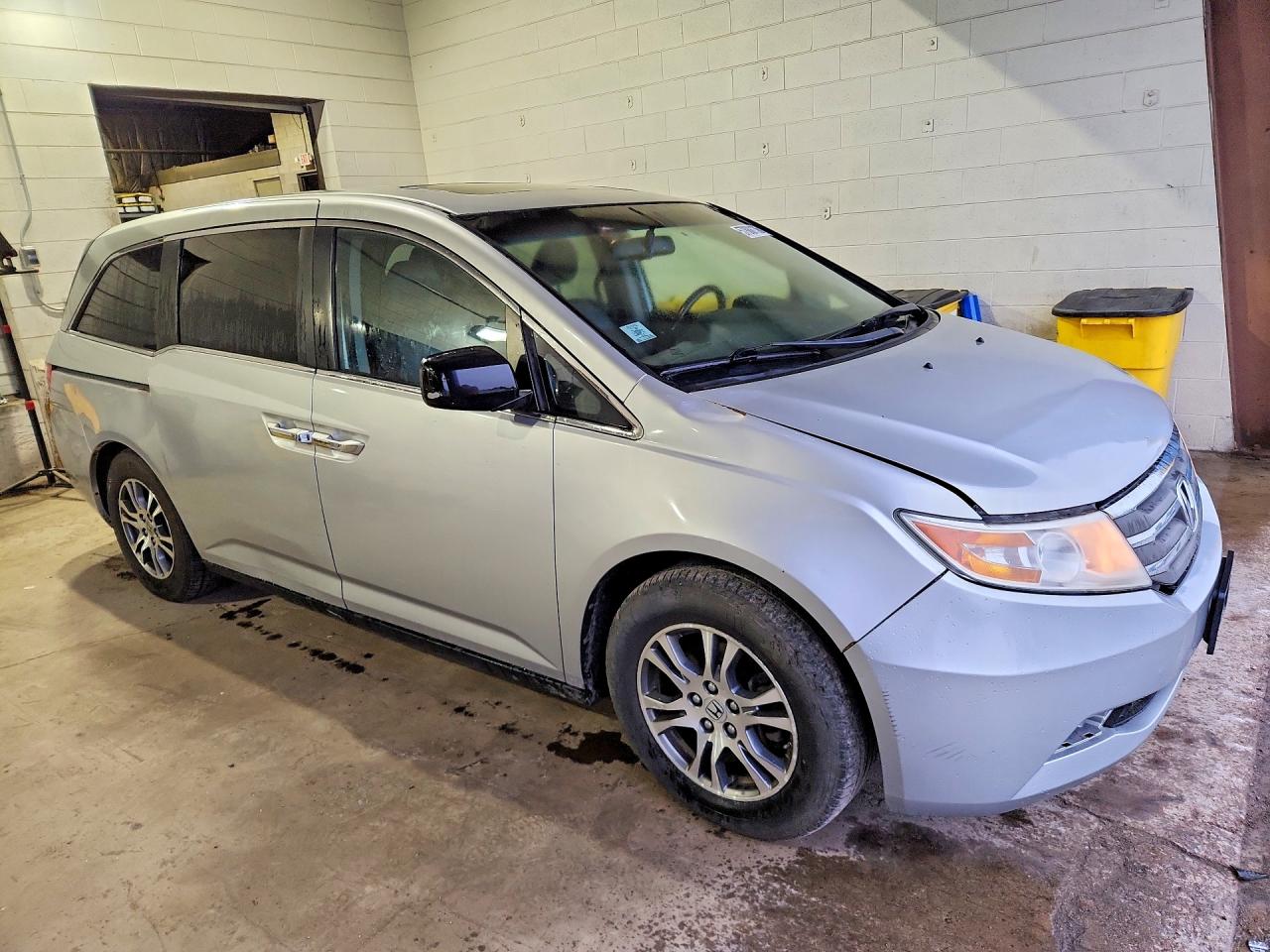 2013 Honda Odyssey Exl Gray vin: 5FNRL5H6XDB053588