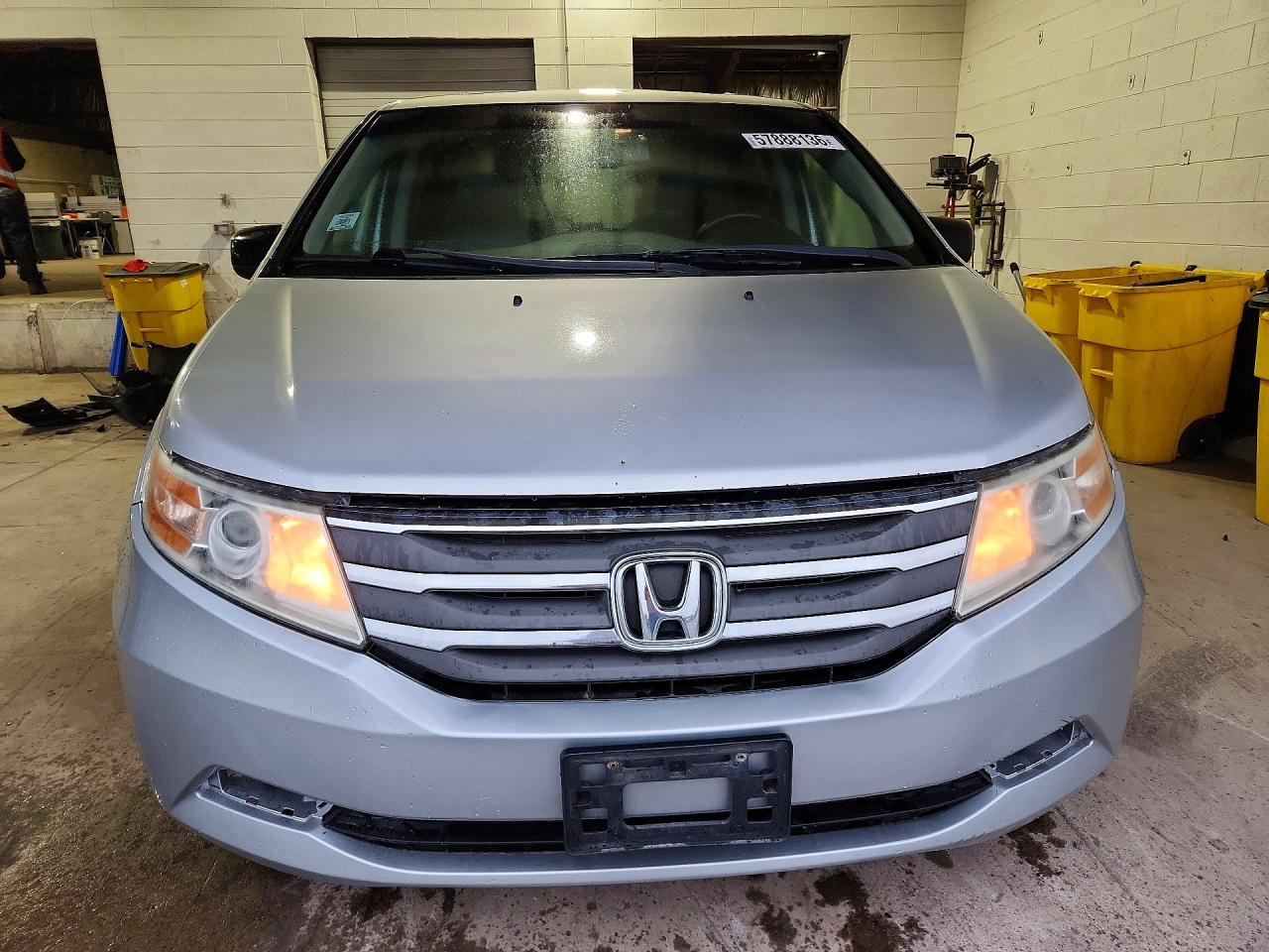 2013 Honda Odyssey Exl Gray vin: 5FNRL5H6XDB053588