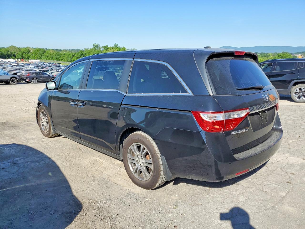 2013 Honda Odyssey Exl Black vin: 5FNRL5H6XDB060279