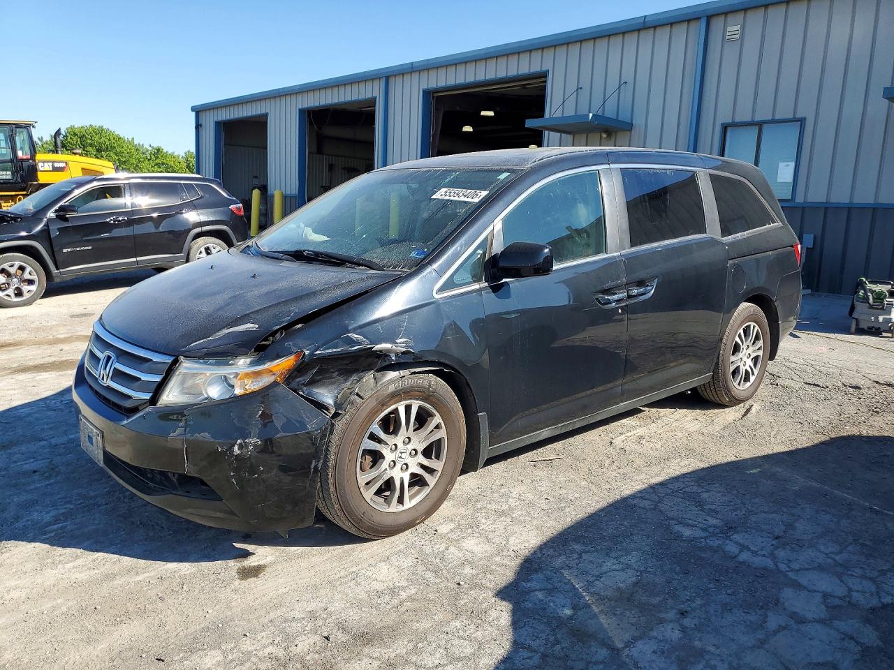 2013 Honda Odyssey Exl Black vin: 5FNRL5H6XDB060279