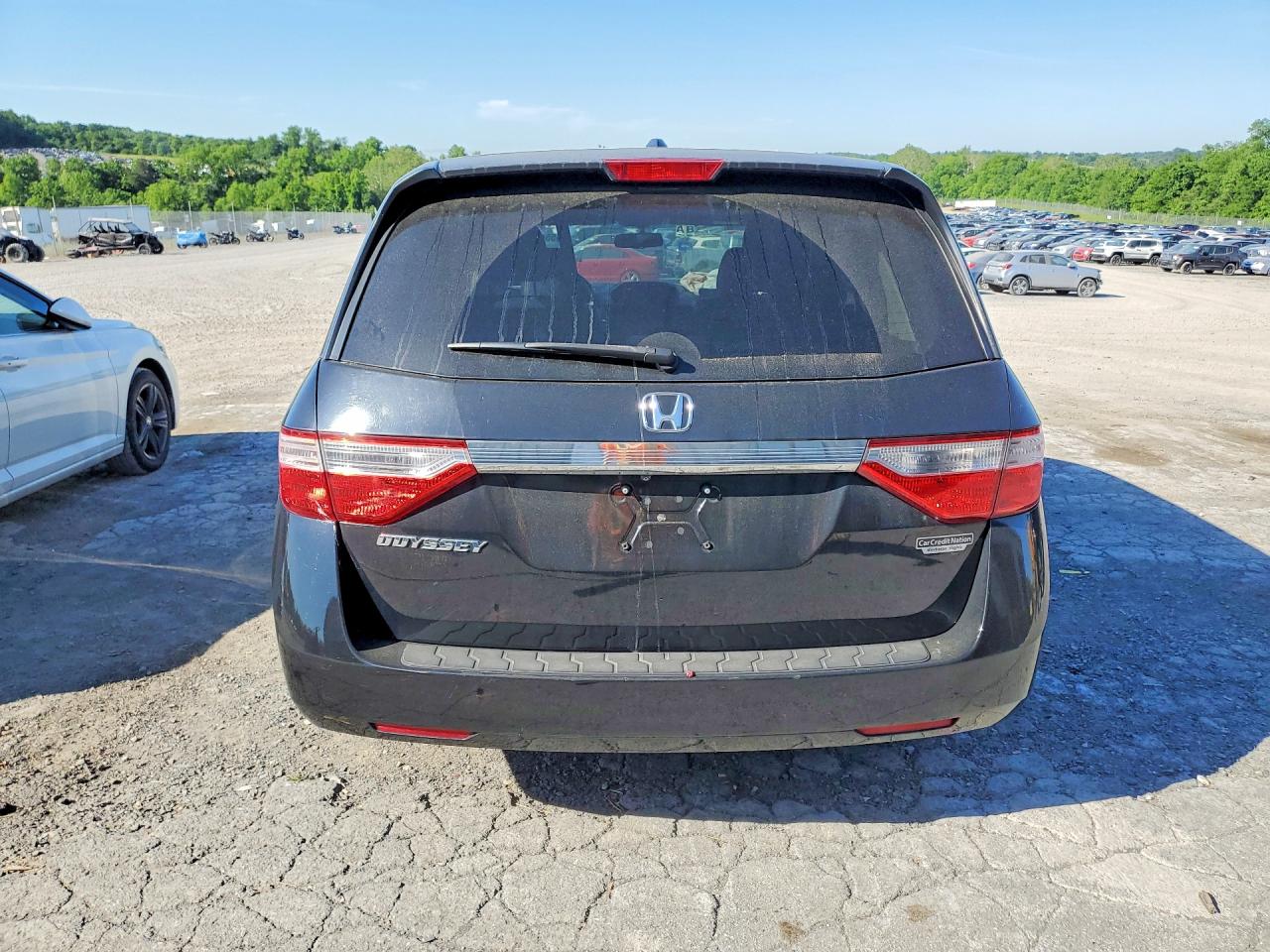 2013 Honda Odyssey Exl Black vin: 5FNRL5H6XDB060279