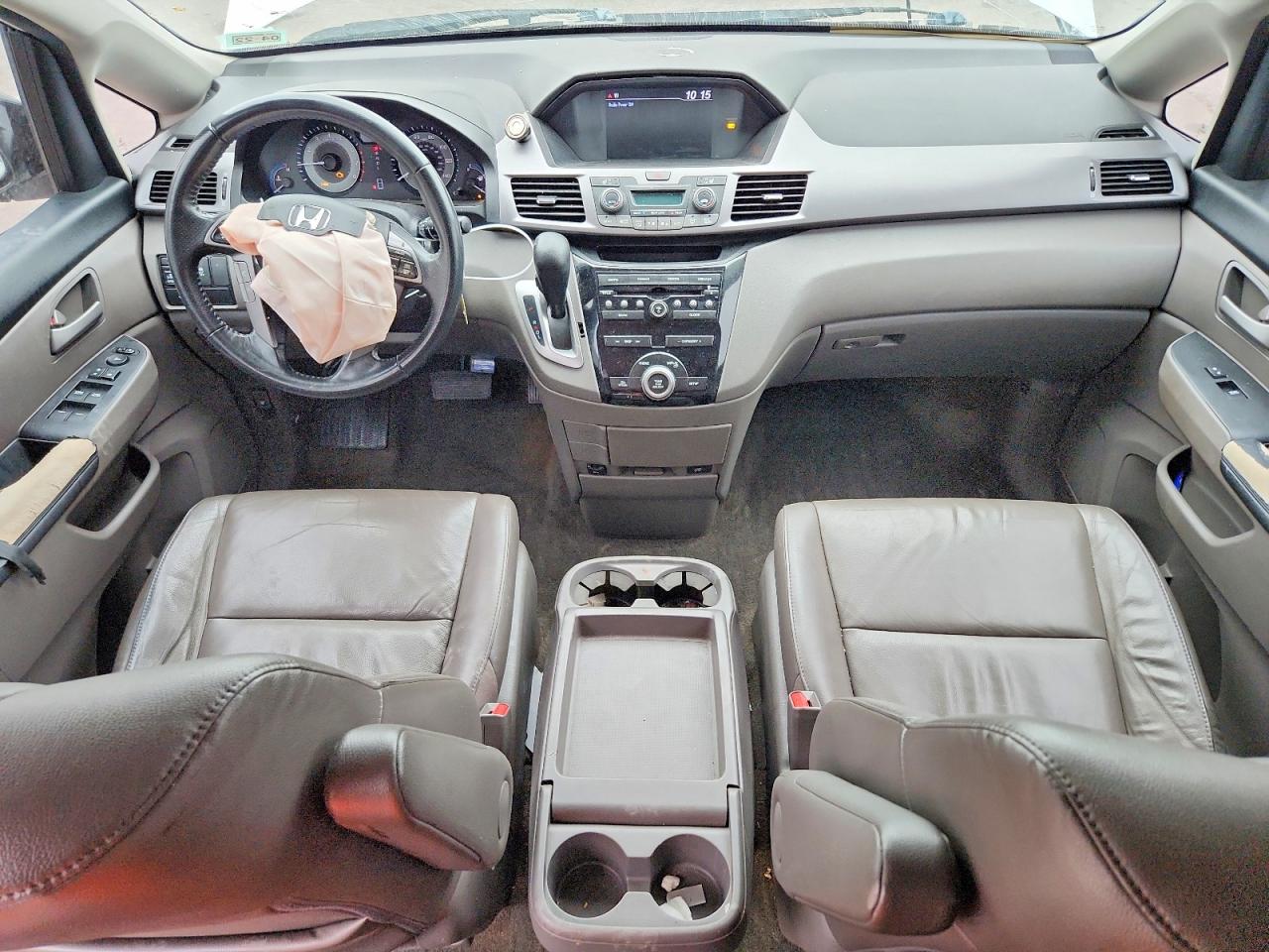 2013 Honda Odyssey Exl White vin: 5FNRL5H6XDB060394