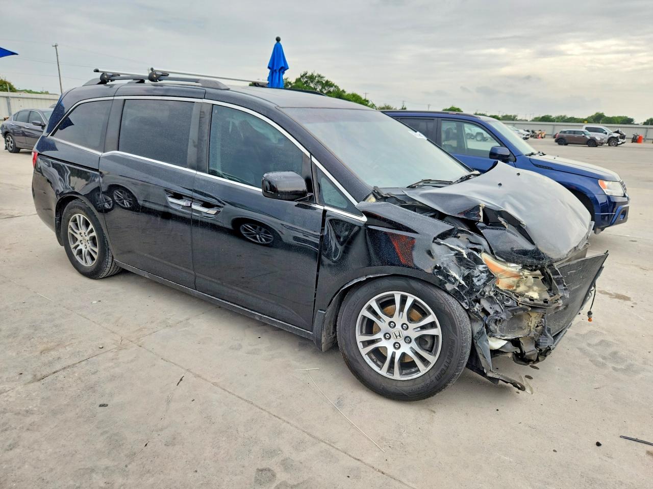 2013 Honda Odyssey Exl Черный vin: 5FNRL5H6XDB062243