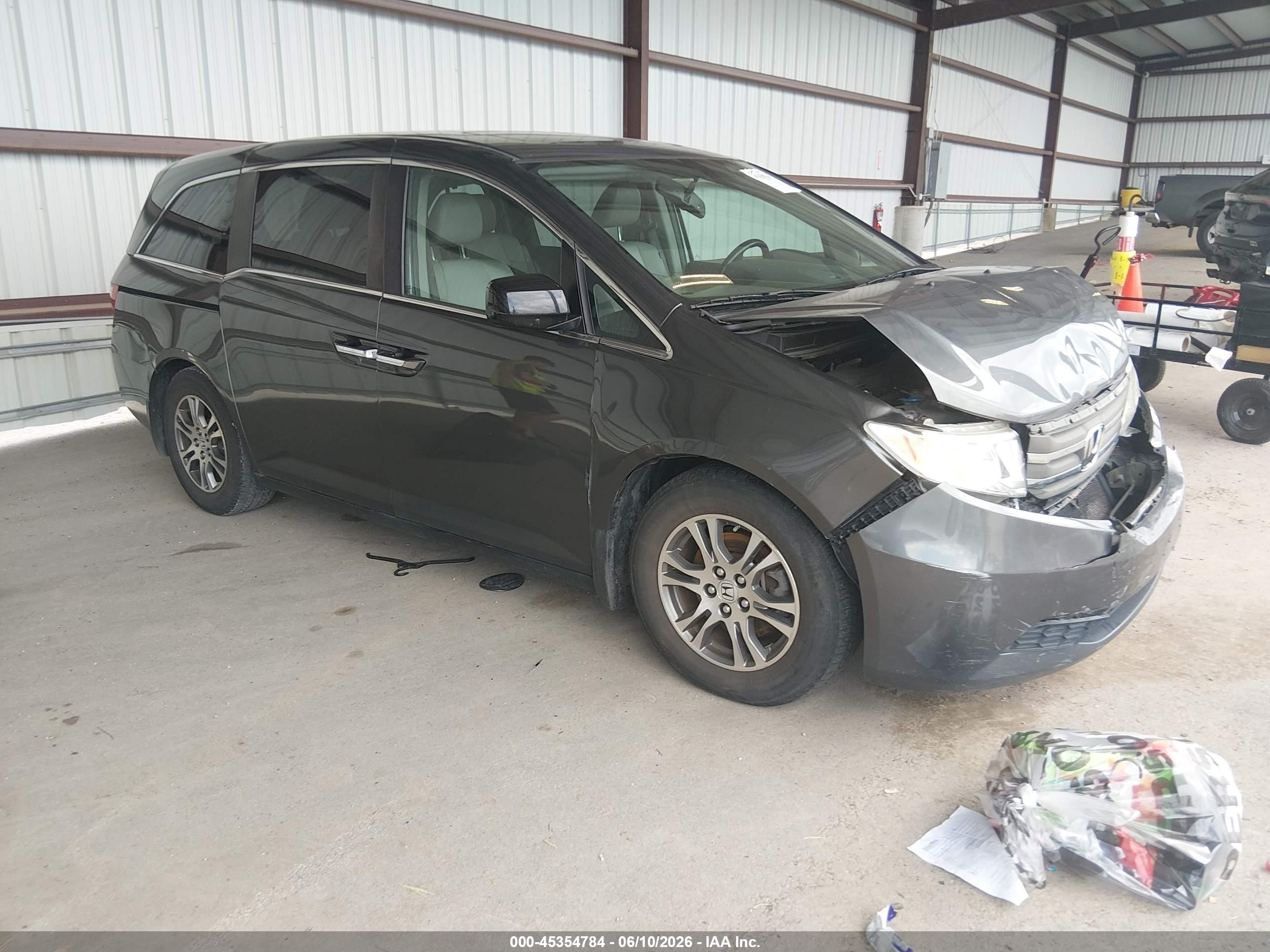 2013 Honda Odyssey Ex-l Black vin: 5FNRL5H6XDB063909