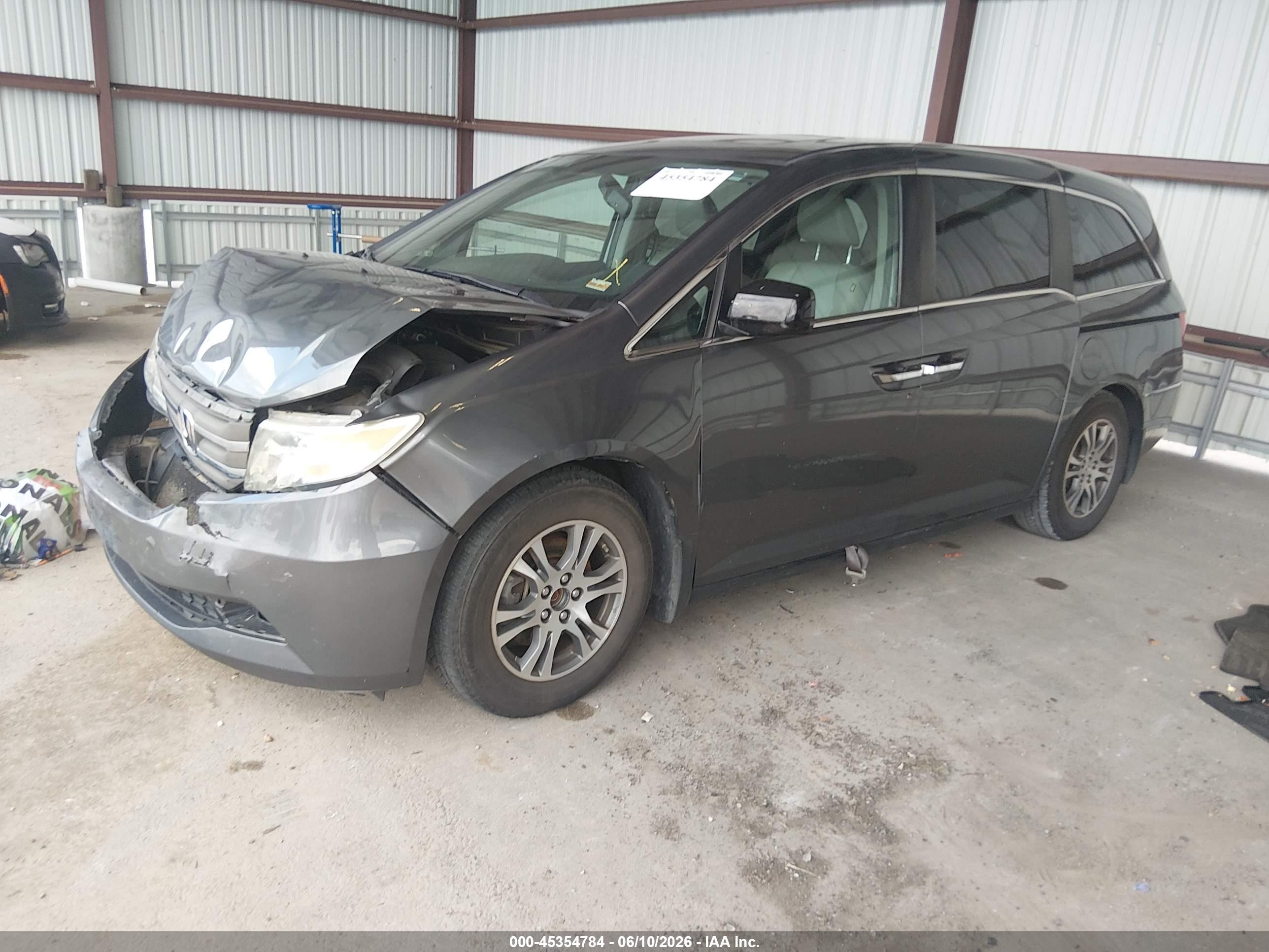 2013 Honda Odyssey Ex-l Black vin: 5FNRL5H6XDB063909